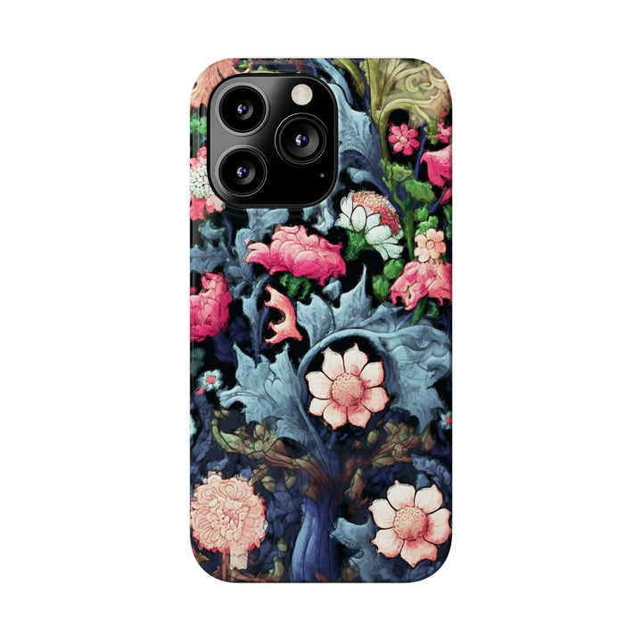 Slim Cute Phone Cases for Iphone - | iPhone 15 Case | iPhone 15 Pro Max Case, Iphone 14 Case, Iphone 14 Pro Max, Iphone 13, Flowers Scene - Studio40ParkLane
