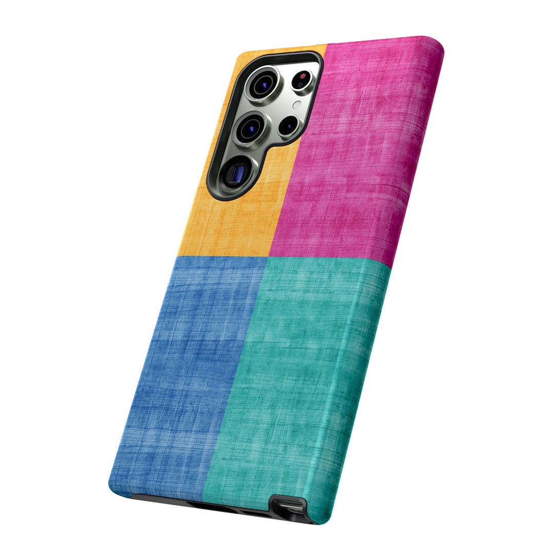 Impact Resistant, Colored Shapes, Cute Phone Cases for Samsung S24, S23, S22, S21, IPhone 15 pro Iphone 14 pro Iphone 13 IPhone 12 Iphone 11 - Studio40ParkLane