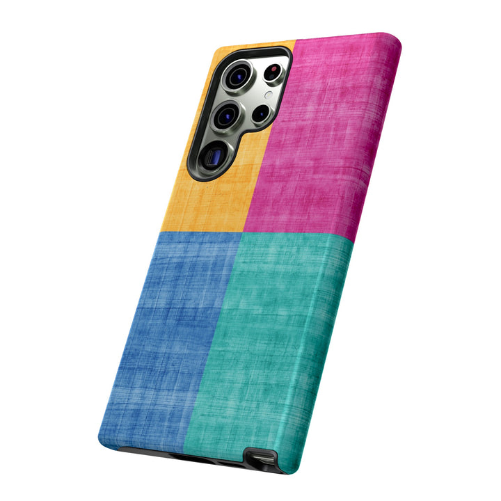 Impact Resistant, Colored Shapes, Cute Phone Cases for Samsung S24, S23, S22, S21, IPhone 15 pro Iphone 14 pro Iphone 13 IPhone 12 Iphone 11 - Studio40ParkLane