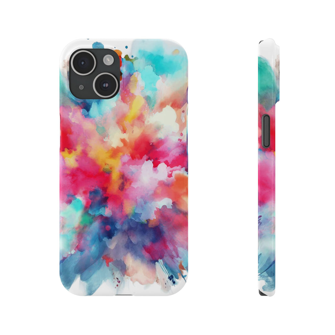 Slim Paint Splash Gift for Her Cute Phone Cases for Iphone 16 Pro Max | iPhone 15 Case | iPhone 15 Pro Max Case, Iphone 14, Iphone 14 Pro Max, Iphone 13 12 11 8 7 - Studio40ParkLane