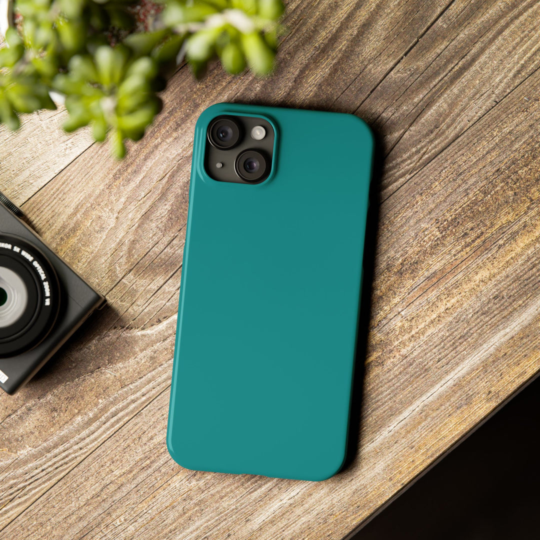 Slim Turquoise Blue Gift for Her Aesthetic Cute Phone Case for Iphone 16 - | iPhone 15 Pro Max Case | iPhone 14 Case 13 12 11 10 9 8 7 - Studio40ParkLane