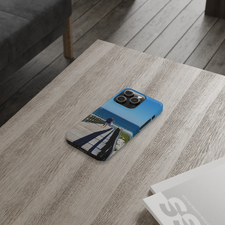 Slim Cute Phone Cases for Iphone - | iPhone 15 Case | iPhone 15 Pro Max Case, Iphone 14 Case, Iphone 14 Pro Max, Iphone 13, Summer Beach Walk - Studio40ParkLane