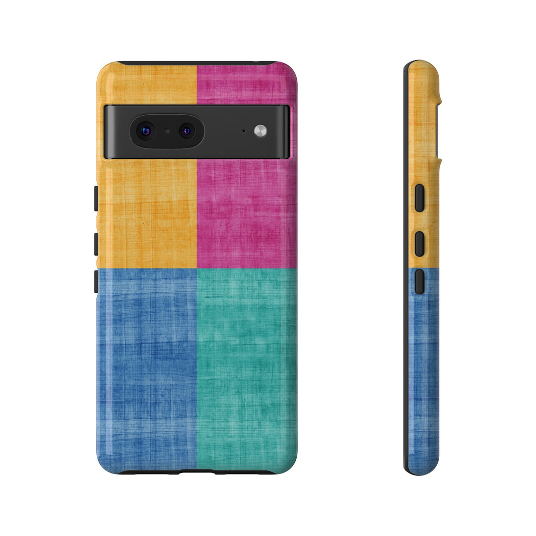 Impact Resistant, Colored Shapes, Cute Phone Cases for Samsung S24, S23, S22, S21, IPhone 15 pro Iphone 14 pro Iphone 13 IPhone 12 Iphone 11 - Studio40ParkLane