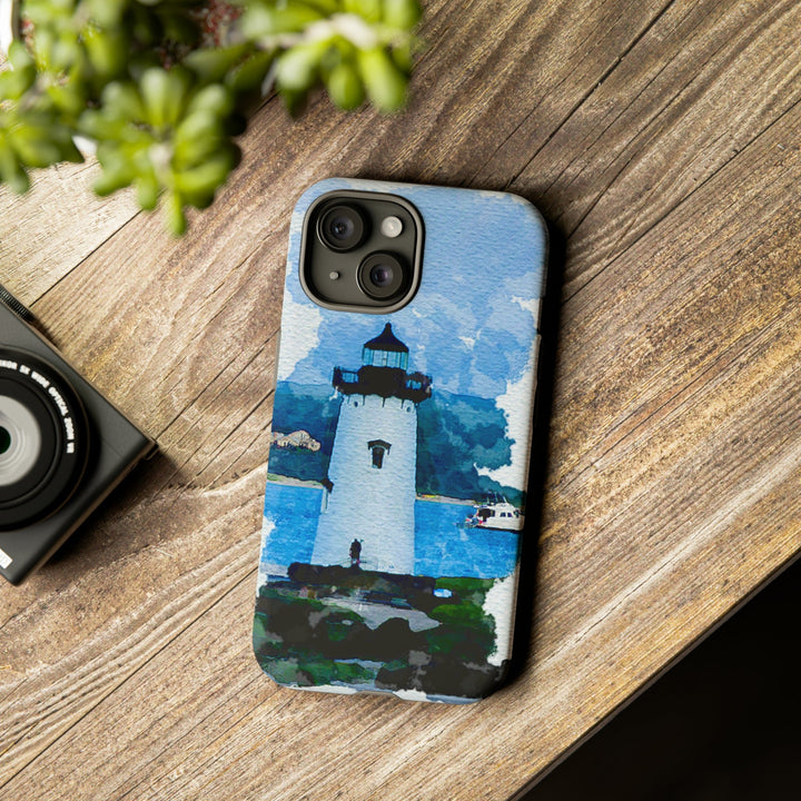 Cool Phone Case | Summer Lighthouse, For iPhone 15 Case | iPhone 15 Pro Case, Iphone 14 Case, Iphone 14 Pro Max Case, Protective Iphone Case - Studio40ParkLane