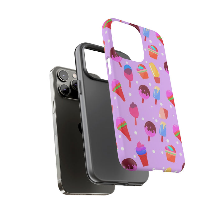 Cute Samsung Case | Cool Iphone Case | Summer Pink Ice - Cream, Samsung S24, S23, S22, S21, IPhone 15 Case | Iphone 14 Case, Iphone 13 Case - Studio40ParkLane