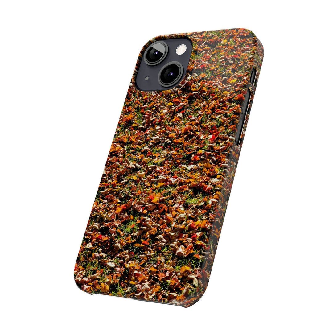 Slim Cute Phone Cases for Iphone - | iPhone 15 Case | iPhone 15 Pro Max Case, Iphone 14 Case, Iphone 14 Pro Max, Iphone 13, New England Fall Leaves - Studio40ParkLane