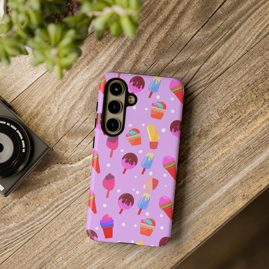 Cute Samsung Case | Cool Iphone Case | Summer Pink Ice - Cream, Samsung S24, S23, S22, S21, IPhone 15 Case | Iphone 14 Case, Iphone 13 Case - Studio40ParkLane