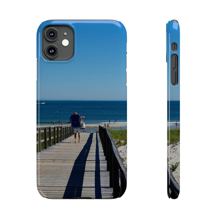 Slim Cute Phone Cases for Iphone - | iPhone 15 Case | iPhone 15 Pro Max Case, Iphone 14 Case, Iphone 14 Pro Max, Iphone 13, Summer Beach Walk - Studio40ParkLane