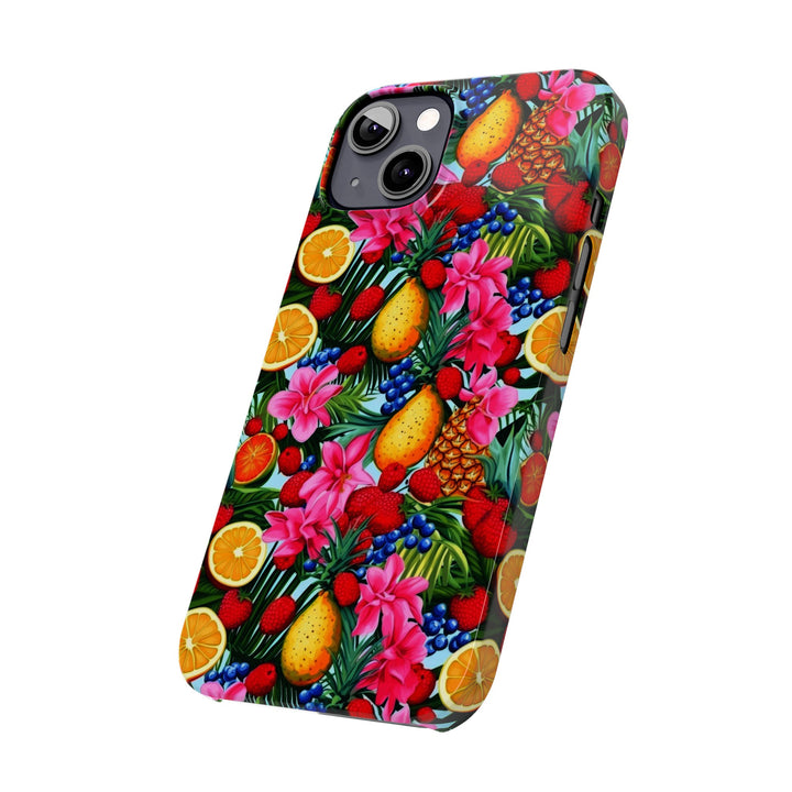 Slim Cute Phone Cases for Iphone - | iPhone 15 Case | iPhone 15 Pro Max Case, Iphone 14 Case, Iphone 14 Pro Max, Iphone 13, Summer Mixed Fruit - Studio40ParkLane