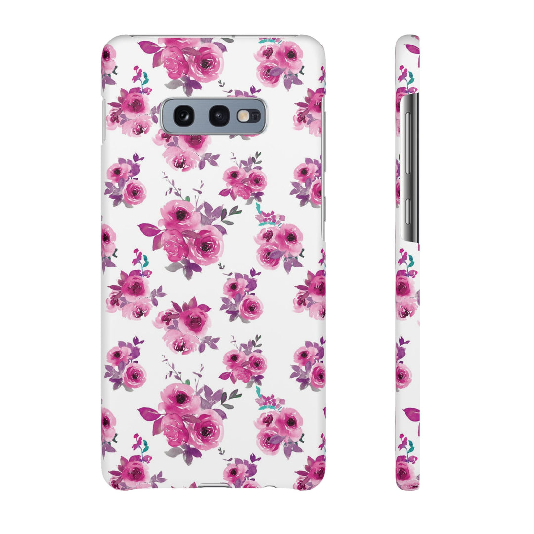 Sleek Snap Flowers Gift for Her Cute Phone Case for iPhone 16 15 14 13 12 11 X Xs Max Xr Pro Plus Samsung Galaxy S24 S23 S22 S21 S20 Ultra