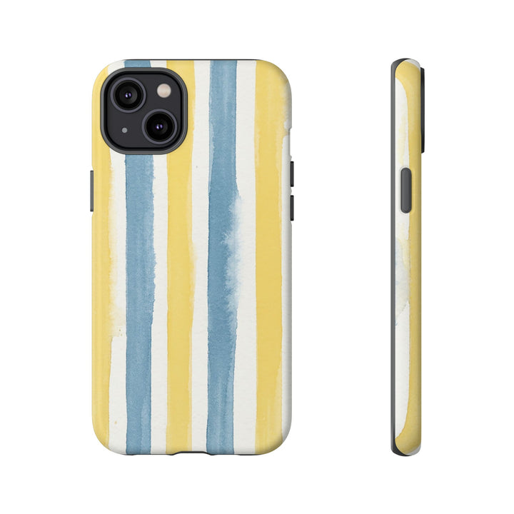 Tough Cute Yellow Stripes Phone Case, for IPhone 17 Pro Max | Iphone 17 Air, Iphone 16, IPhone 15, 14 13 12, Samsung Galaxy S26, S25, S24, S23 - Studio40ParkLane