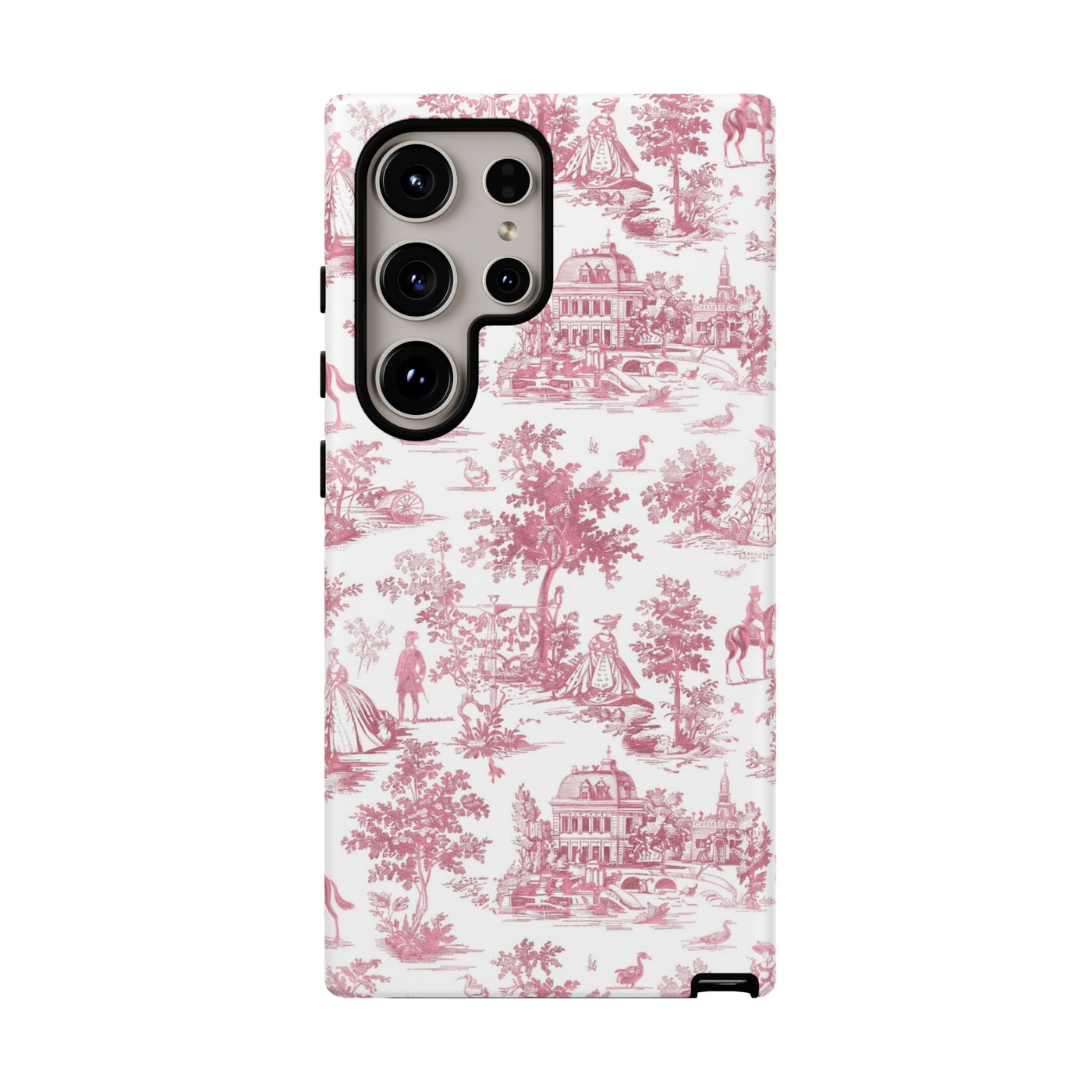 Premium Tough French Toile Gift for Her Cute Phone Cases for Samsung S25, S24, S23, S22, S21 Iphone, 16, 15, 14, 13, 12 Plus Max Pro Ultra - Studio40ParkLane