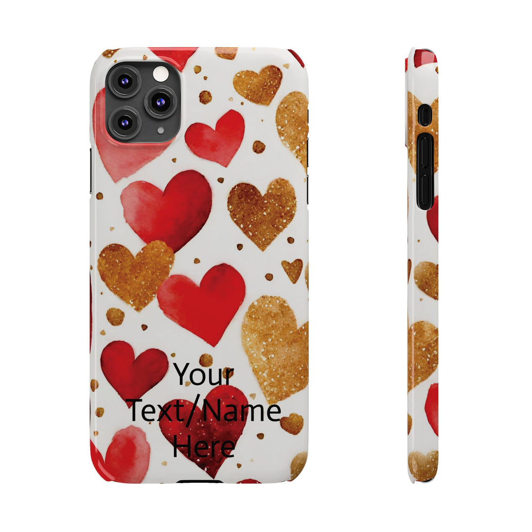 Slim Custom Personalized Valentine Love Gift for Her Cute Phone Cases for Iphone 16 Pro Max | iPhone 15 Case | iPhone 15 Pro Max Case, Iphone 14 - Studio40ParkLane