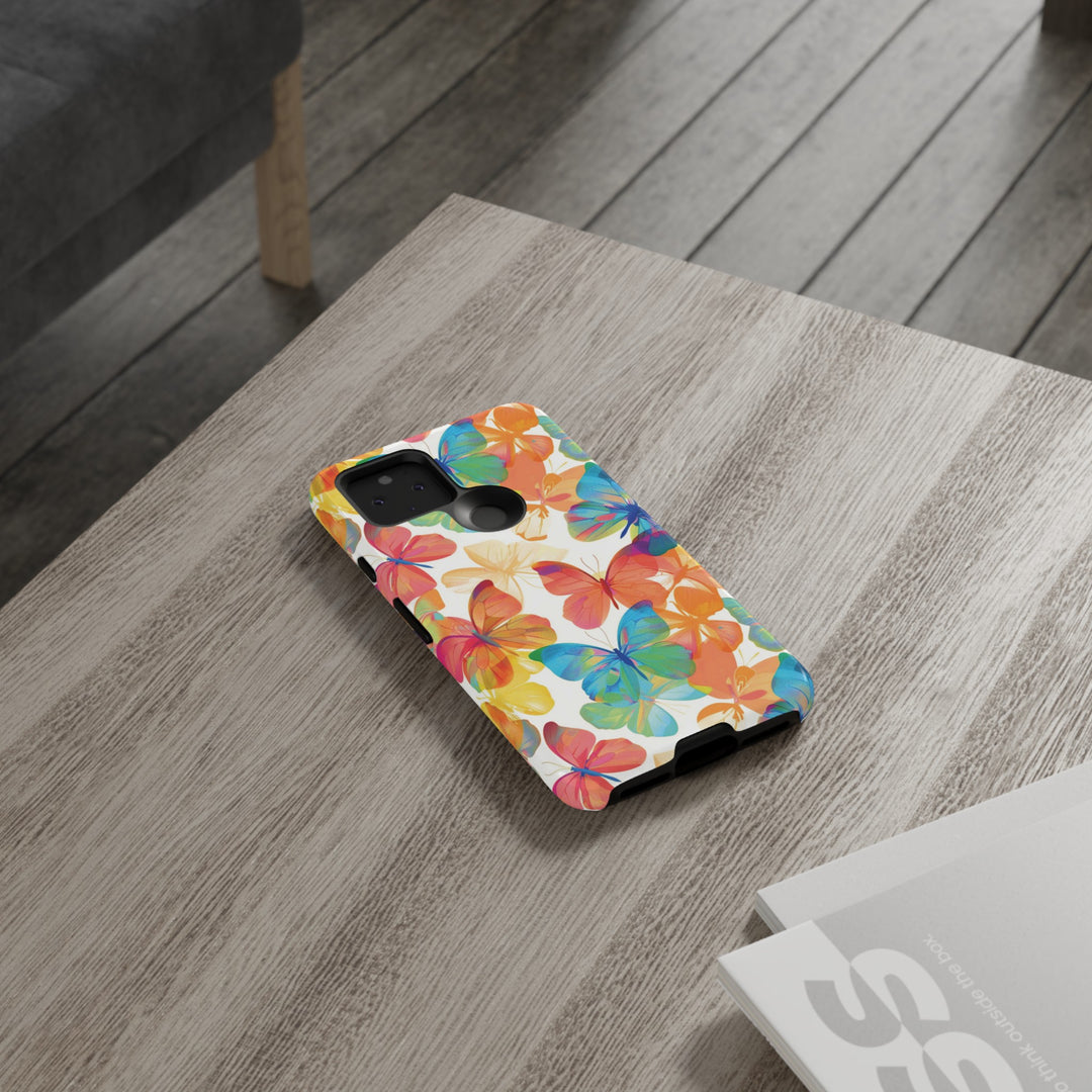 Cute Samsung Case | Cool Iphone Case | Summer Bright Butterflies, Samsung S24, S23, S22, S21, IPhone 15 Case | Iphone 14 Case, Iphone 13 Case - Studio40ParkLane
