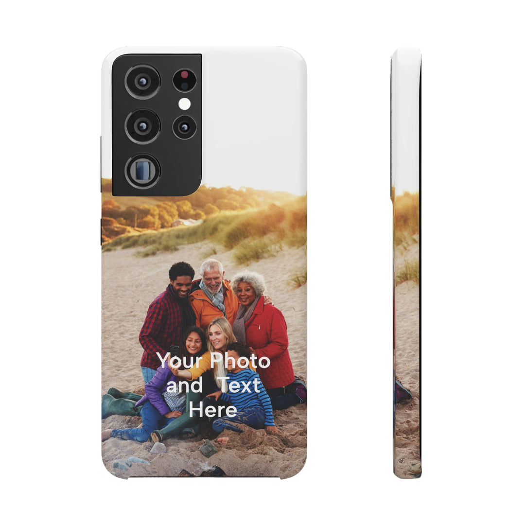 Snap Custom Personalized Family/Pet Cute Phone Cases for Samsung Galaxy S24, S23, S22, S21, S20, Plus, Ultra, Iphone 16, 15, 14, Pro and Max - Studio40ParkLane