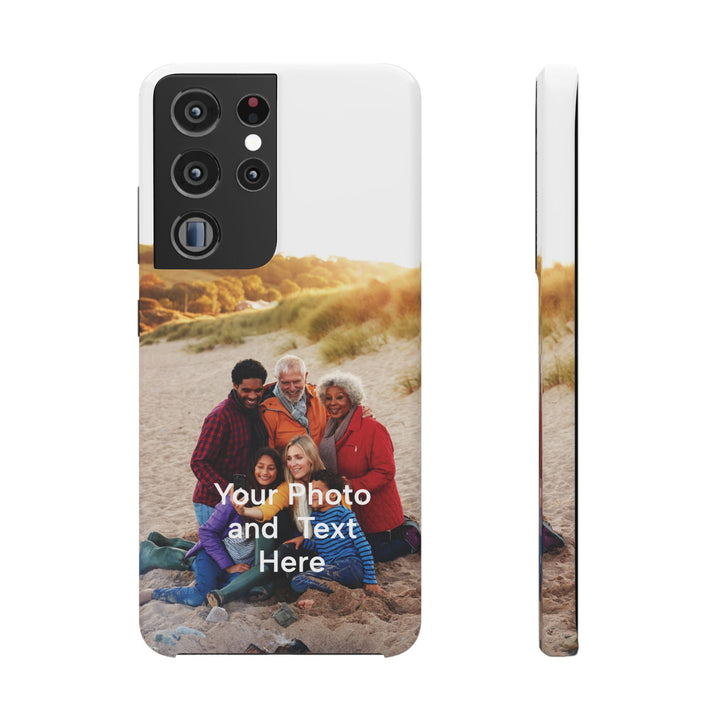 Snap Custom Personalized Family/Pet Cute Phone Cases for Samsung Galaxy S24, S23, S22, S21, S20, Plus, Ultra, Iphone 16, 15, 14, Pro and Max - Studio40ParkLane