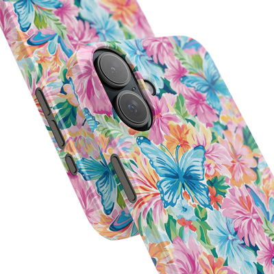 Slim Butterflies Flowers Gift for Her Cute Phone Cases for Iphone 16 Pro Max | iPhone 15 Case | iPhone 15 Pro Max Case, Iphone 14, 13, 12, 11, 10, 8, 7