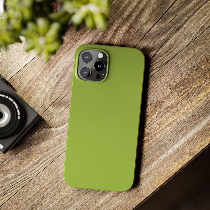 Slim Chartreuse Green Gift for Her Aesthetic Cute Phone Case for Iphone 16 - | iPhone 15 Pro Max Case | iPhone 14 Case 13 12 11 10 9 8 7 - Studio40ParkLane