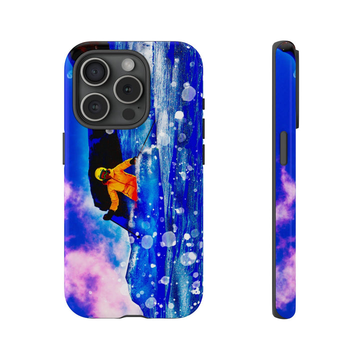 Cute IPhone Case | iPhone 15 Case | iPhone 15 Pro Max Case, Iphone 14 Case, Iphone 14 Pro Max Case IPhone Case for Art Lovers, Skier Mountain - Studio40ParkLane