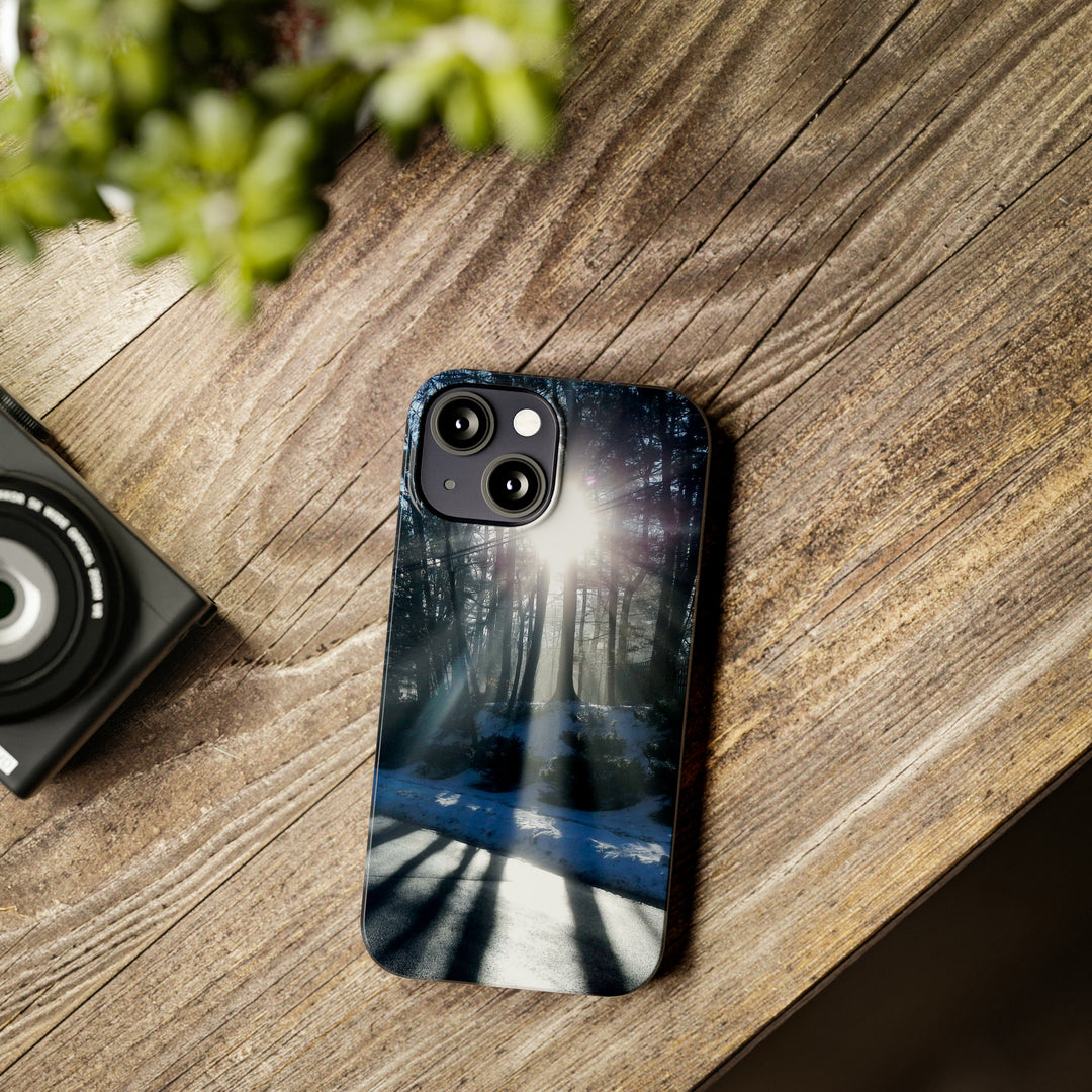 Slim Cute Phone Cases for Iphones - | iPhone 15 Case | iPhone 15 Pro Max Case, Iphone 14 Case, Iphone 14 Pro Max, Iphone 13, Winter Morning Sun - Studio40ParkLane