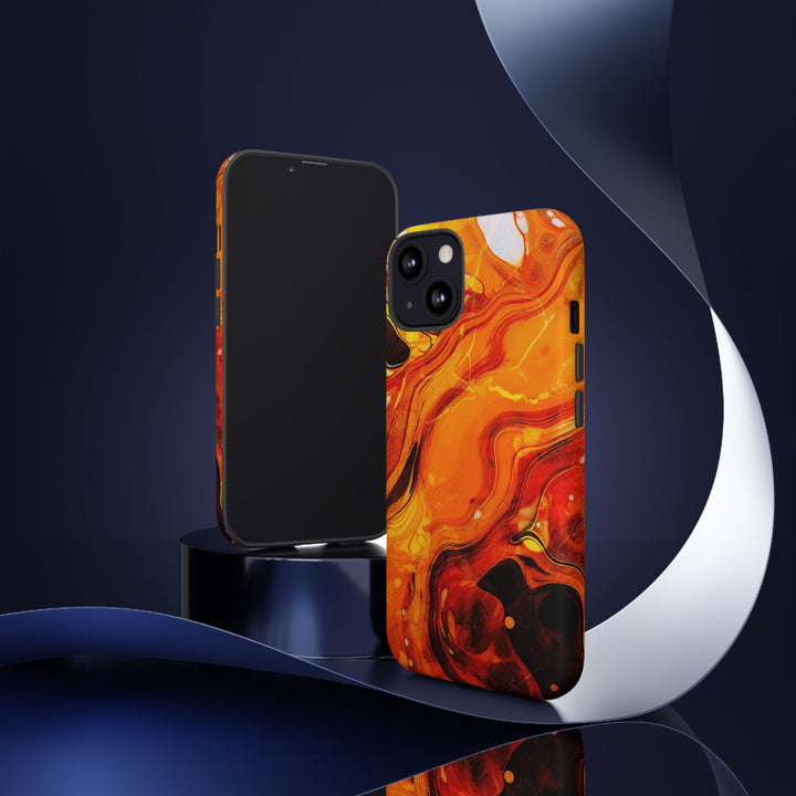 Impact Resistant, Fall Colors Marble, Cute Phone Cases for Samsung S24, S23, S22, S21, IPhone 15 pro Iphone 14 pro Iphone 13 IPhone 12 Iphone 11 - Studio40ParkLane