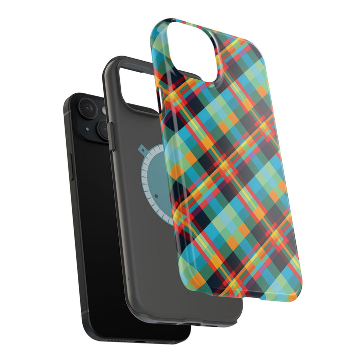 Checkered Plaid Magsafe Gift for Her Cute Phone Case for Iphone, | iPhone 16 | iPhone 15 Pro Max, Iphone 14 Pro Max, 13 12 11 10 9 8 7 - Studio40ParkLane