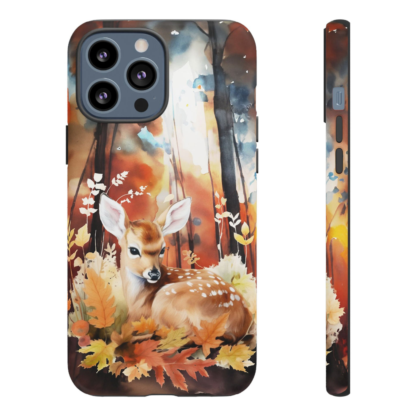 Autumn Fall Deer Forest Gift for Her Cute Phone Case for, Samsung Galaxy S24, S23, S22, S21, IPhone 16 Case | Iphone 15, Iphone 14, IPhone 13 Case