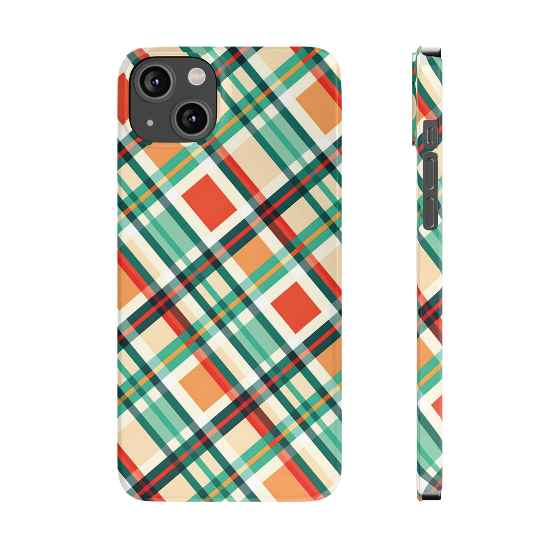 Slim Checkered Plaid Gift for Her Cute Phone Cases for Iphone 16 Pro Max | iPhone 15 Case | iPhone 15 Pro Max Case, Iphone 14, 13, 12, 11, 10, 8, 7 - Studio40ParkLane