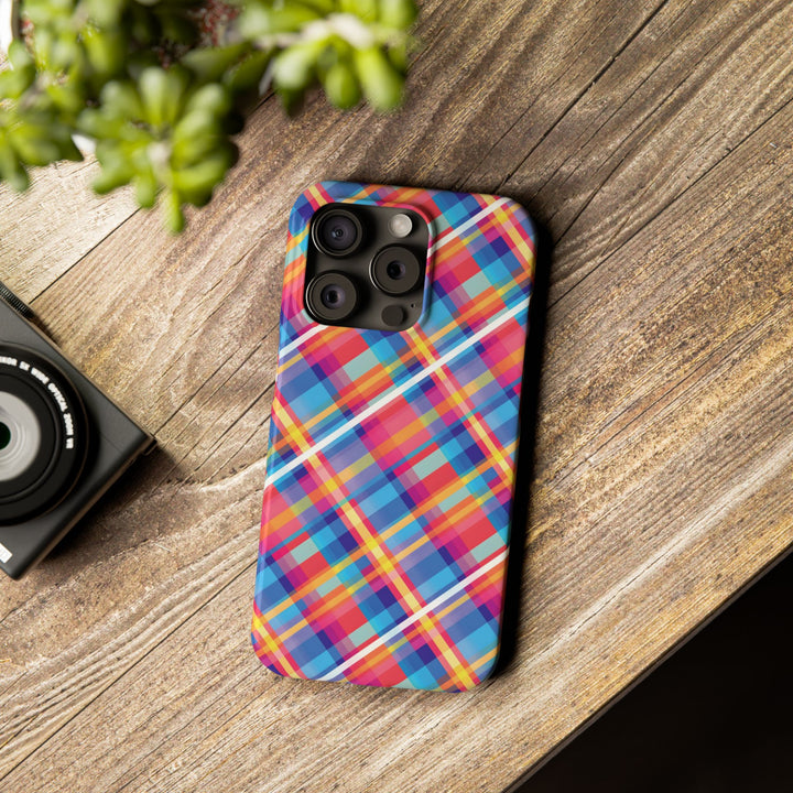 Slim Checkered Plaid Gift for Her Cute Phone Cases for Iphone 16 Pro Max | iPhone 15 Case | iPhone 15 Pro Max Case, Iphone 14, 13, 12, 11, 10, 8, 7 - Studio40ParkLane