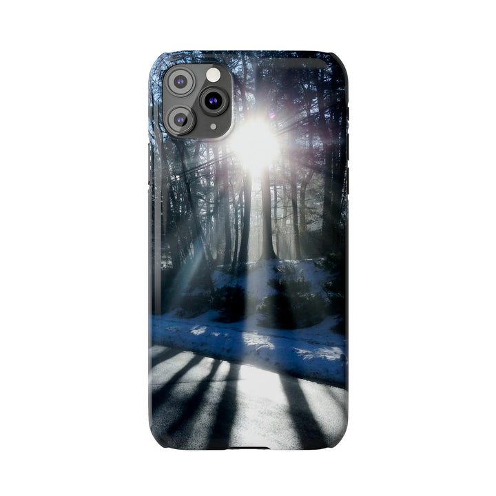 Slim Cute Phone Cases for Iphones - | iPhone 15 Case | iPhone 15 Pro Max Case, Iphone 14 Case, Iphone 14 Pro Max, Iphone 13, Winter Morning Sun - Studio40ParkLane