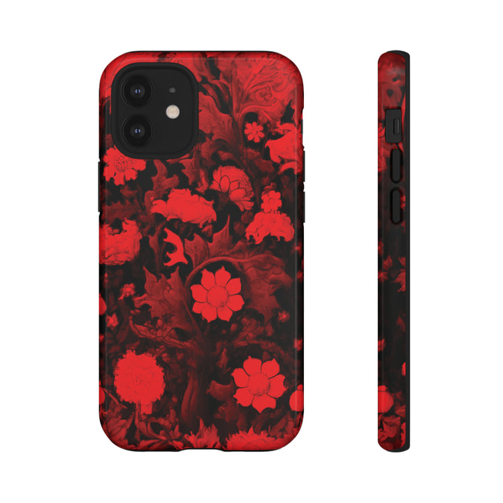 Cool Phone Case | Red Flowers, For iPhone 15 Case | iPhone 15 Pro Case, Iphone 14 Case, Iphone 14 Pro Max Case, Protective Iphone Case - Studio40ParkLane