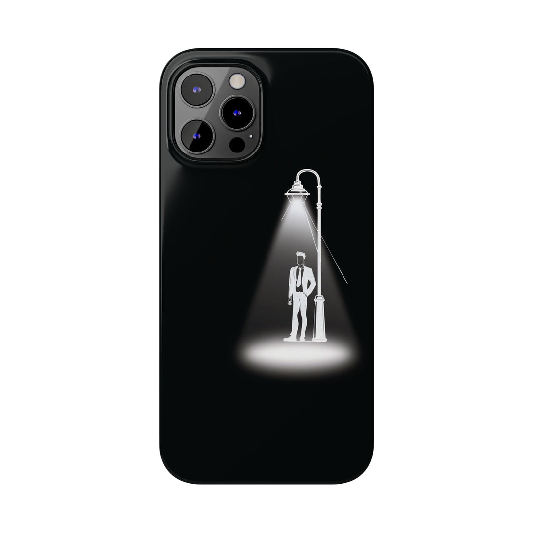 Slim Mystery Man Spotlight Gift for Her Cute Phone Cases for Iphone 16 Pro Max | iPhone 15 Case | iPhone 15 Pro Max Case, Iphone 14, 13, 12, 11, 10, 8, 7 - Studio40ParkLane