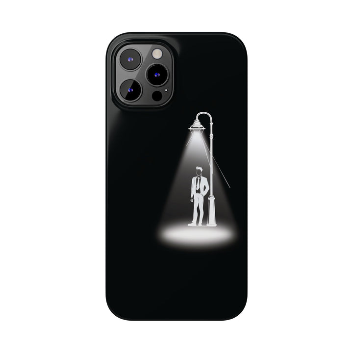 Slim Mystery Man Spotlight Gift for Her Cute Phone Cases for Iphone 16 Pro Max | iPhone 15 Case | iPhone 15 Pro Max Case, Iphone 14, 13, 12, 11, 10, 8, 7 - Studio40ParkLane