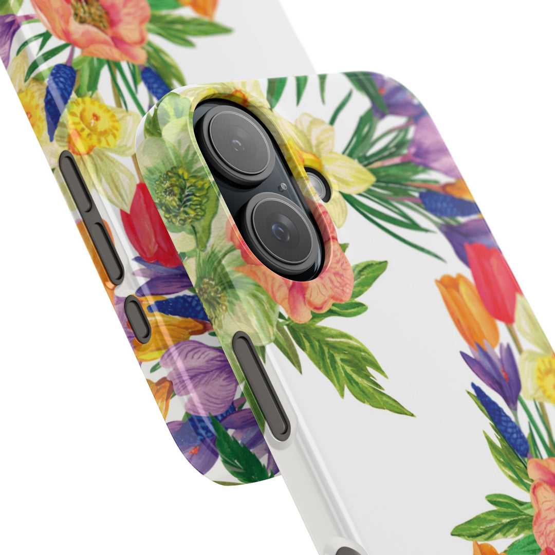Slim Spring Flowers Gift for Her Cute Phone Cases for Iphone 16 Pro Max | iPhone 15 Case | iPhone 15 Pro Max Case, Iphone 14, 13, 12, 11, 10, 8, 7 - Studio40ParkLane