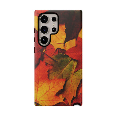 Autumn Fall Leaves Gift Cute Phone Case for, Samsung Galaxy S24, S23, S22, S21, IPhone 16 Case | Iphone 15, Iphone 14, IPhone 13 Case Mom Dad Gift