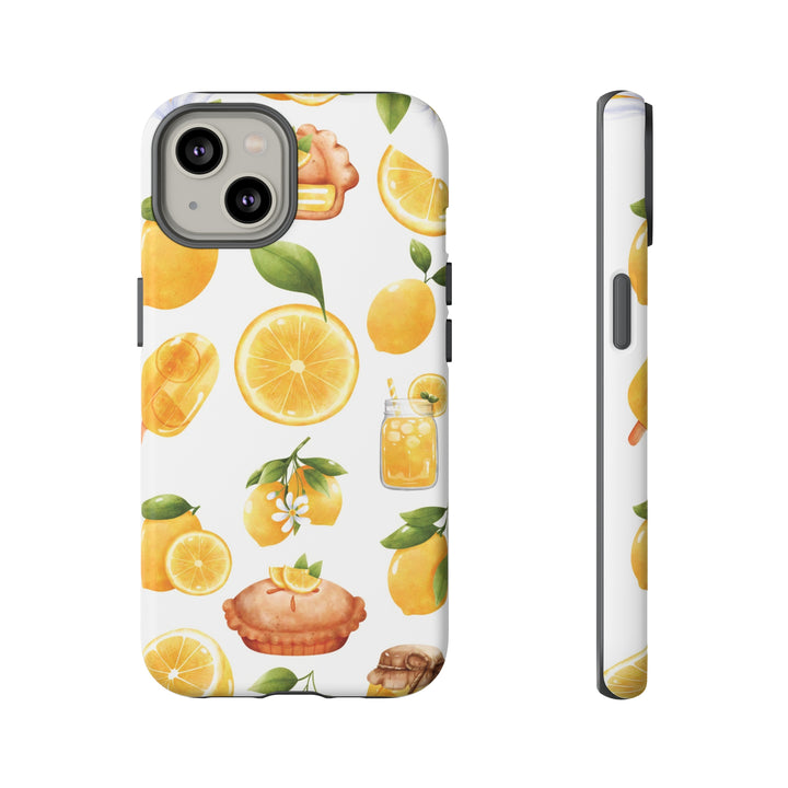 Cute IPhone Case | Summer Fruit Lemon, iPhone 15 Case | iPhone 15 Pro Case, Iphone 14 Case, Iphone 14 Pro Max Case, Protective Iphone Case - Studio40ParkLane