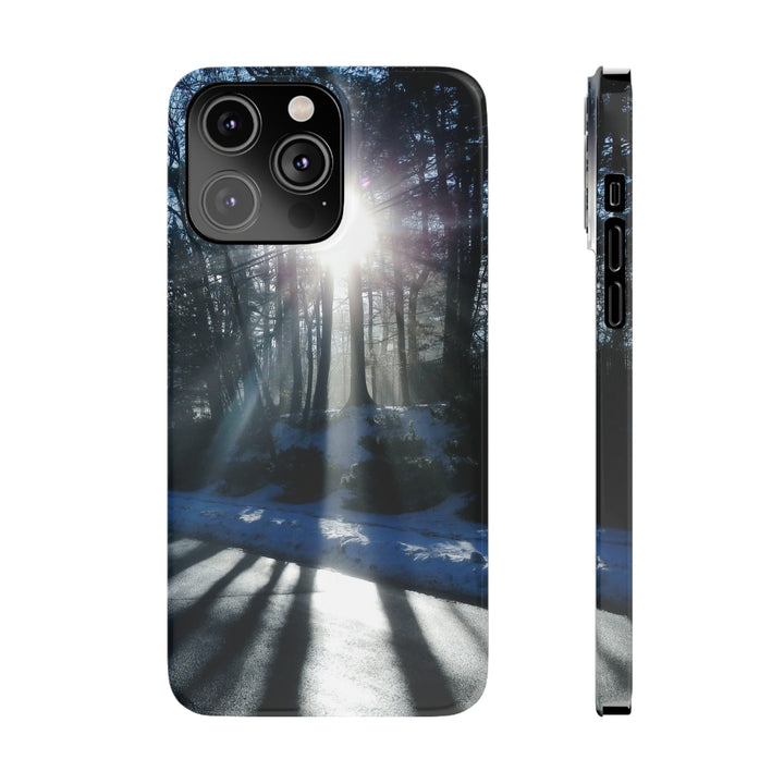 Slim Cute Phone Cases for Iphones - | iPhone 15 Case | iPhone 15 Pro Max Case, Iphone 14 Case, Iphone 14 Pro Max, Iphone 13, Winter Morning Sun - Studio40ParkLane