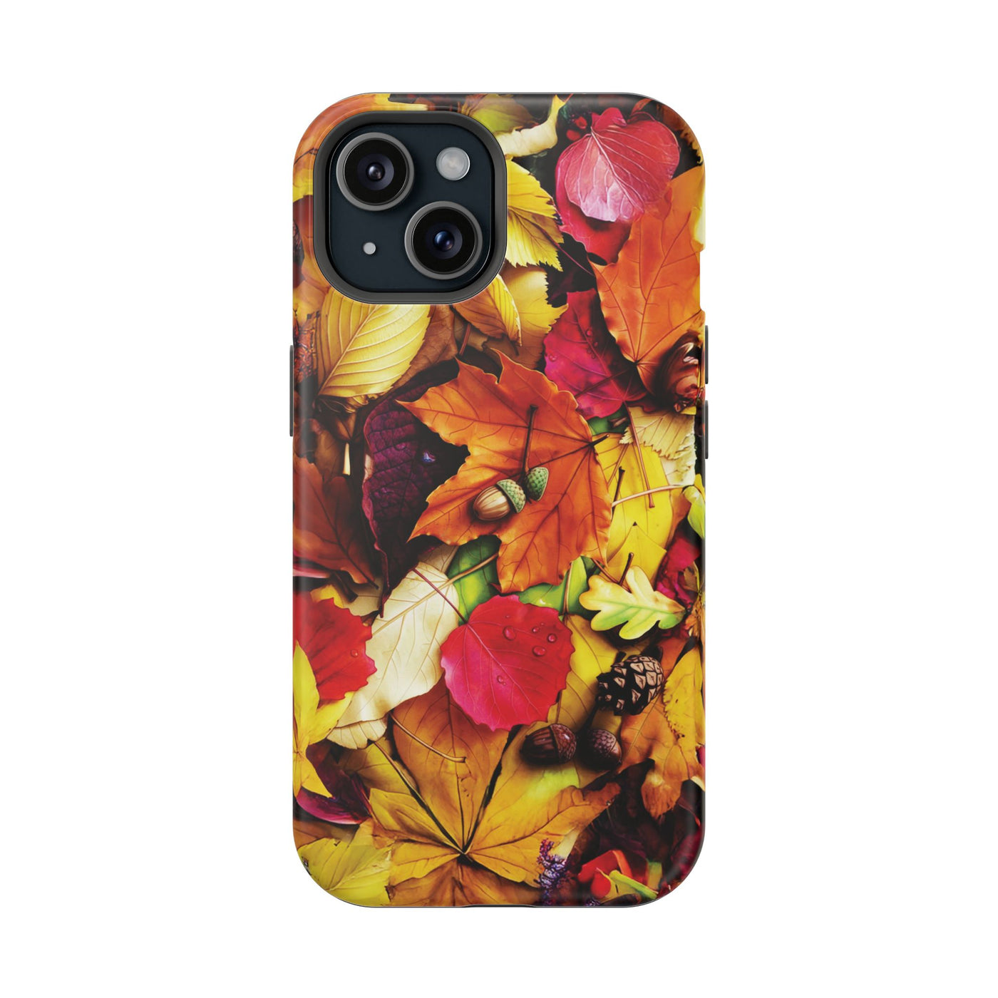 Aesthetic Tough Magsafe Fall Leaves Foliage Phone Case - For iPhone 17 Pro Max iPhone 16 Pro iPhone 15 Iphone 14 Plus 13 Pro 12 11 10 - Studio40ParkLane