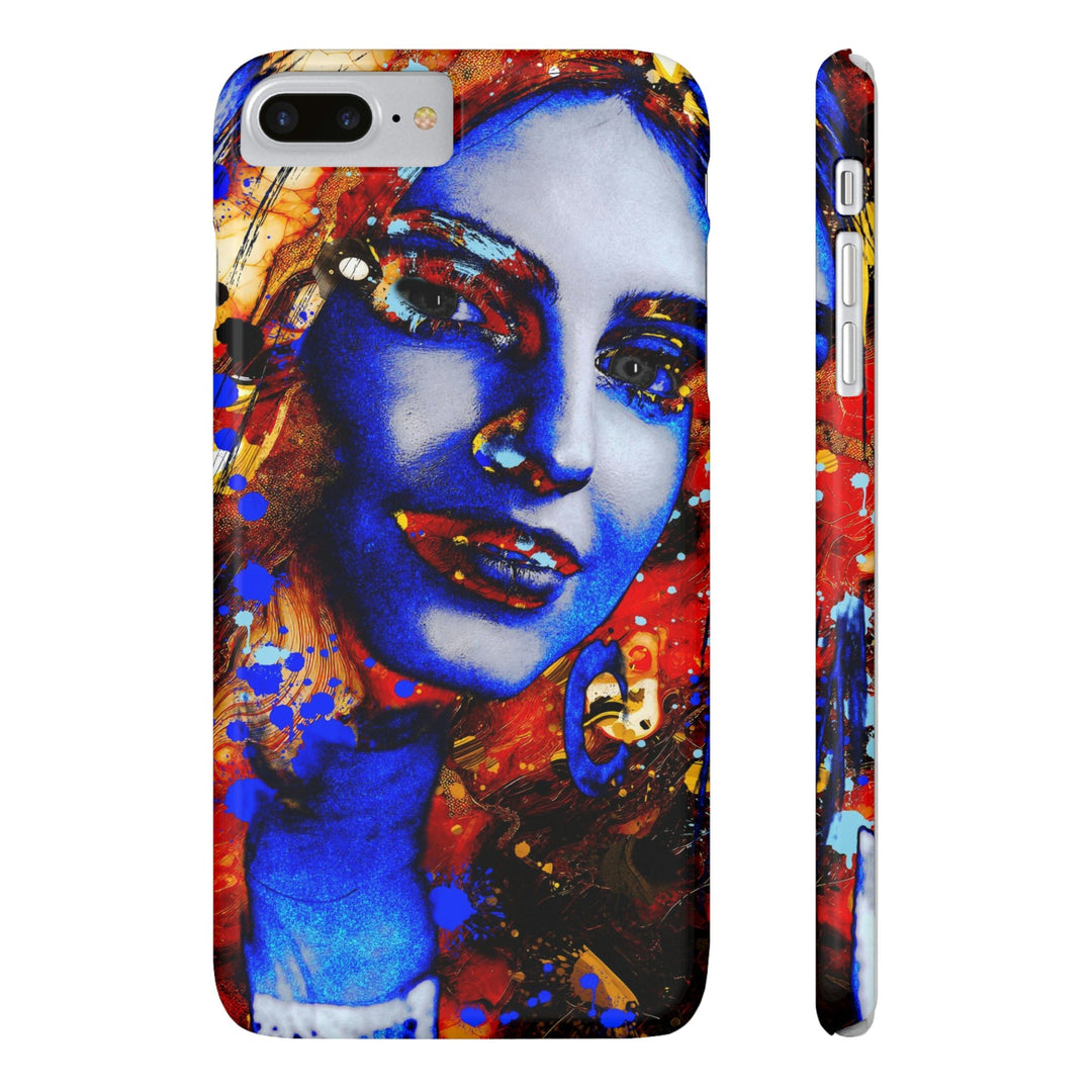 Slim Cute Phone Cases for Iphone - | iPhone 15 Case | iPhone 15 Pro Max Case, Iphone 14 Case, Iphone 14 Pro Max, Iphone 13, Marble Splash Face - Studio40ParkLane