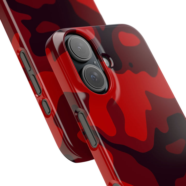 Slim Cute Phone Cases for Iphone - | iPhone 15 Case | iPhone 15 Pro Max Case, Iphone 14 Case, Iphone 14 Pro Max, Iphone 13, Red Camo Camouflage - Studio40ParkLane