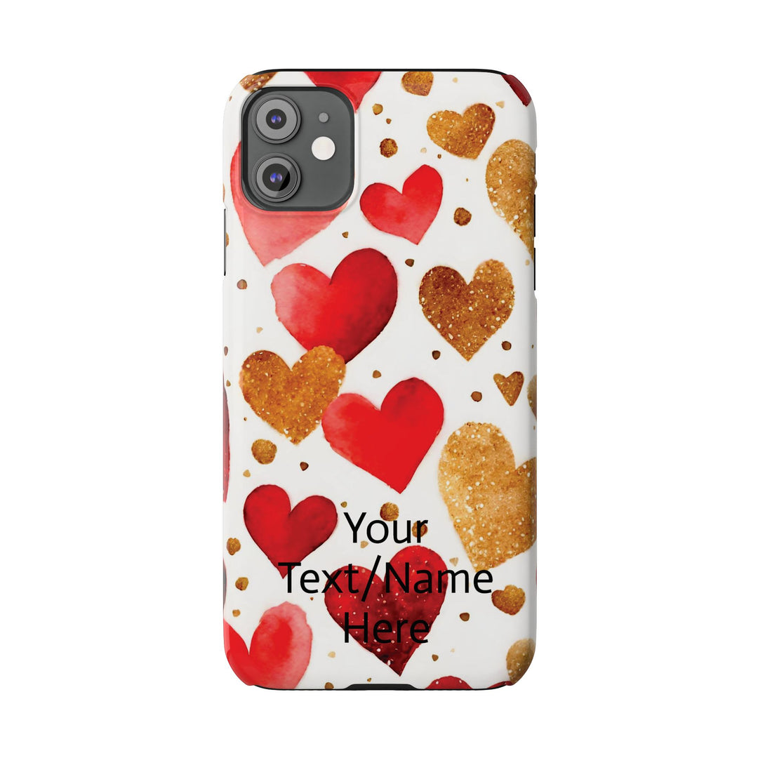 Slim Custom Personalized Valentine Love Gift for Her Cute Phone Cases for Iphone 16 Pro Max | iPhone 15 Case | iPhone 15 Pro Max Case, Iphone 14 - Studio40ParkLane
