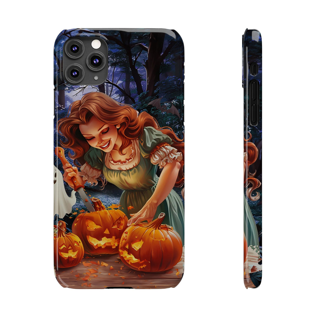 Slim Fall Autumn Pumpkin Fairy Gift for Her Cute Phone Cases for Iphone 16 | iPhone 15 Case | iPhone 15 Pro Max Case, Iphone 14, Iphone 14 Pro Max, Iphone 13, Slim - Studio40ParkLane