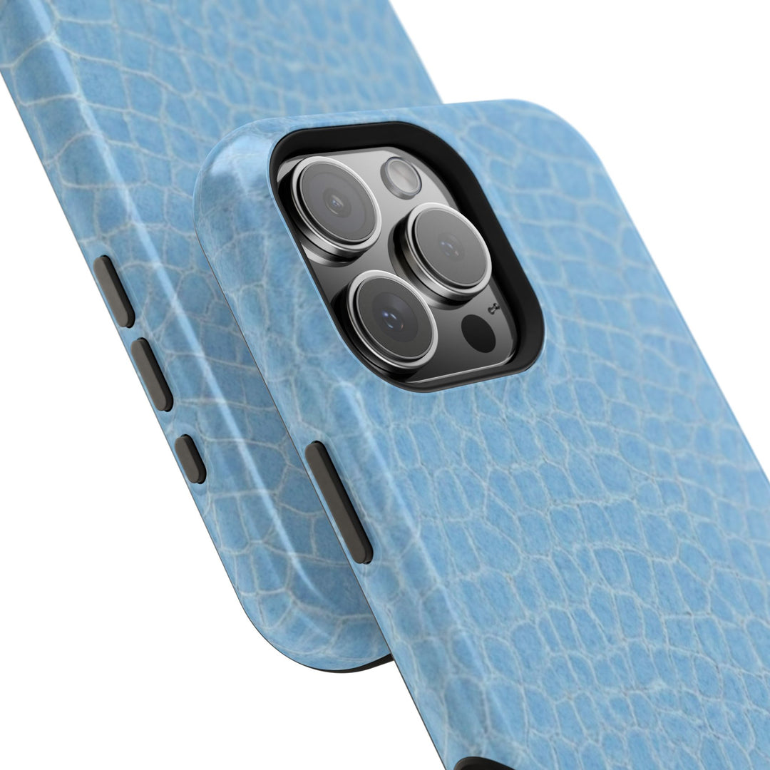 Non Leather Blue Color Pattern Magsafe Cute Phone Case for Iphone Gift for Her, | iPhone 15 Case | iPhone 15 Pro Max Case, Iphone 14, Iphone 14 Pro Max, Iphone 13, Iphone 16 - Studio40ParkLane