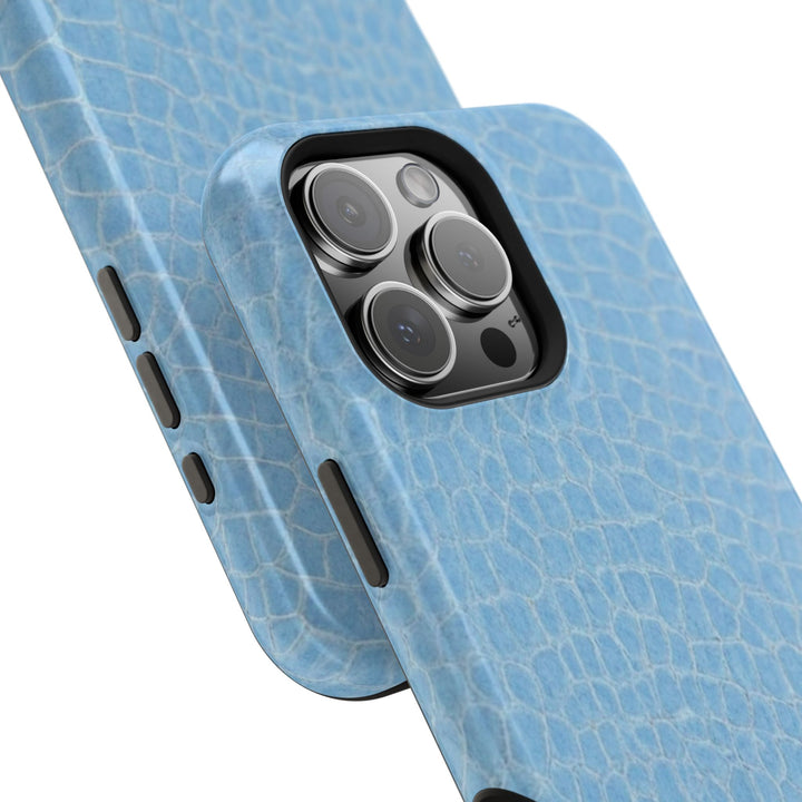 Non Leather Blue Color Pattern Magsafe Cute Phone Case for Iphone Gift for Her, | iPhone 15 Case | iPhone 15 Pro Max Case, Iphone 14, Iphone 14 Pro Max, Iphone 13, Iphone 16 - Studio40ParkLane