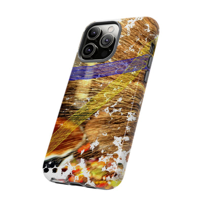 Impact Resistant, Pecan Pie Abstract, Cute Phone Cases for Samsung S24, S23, S22, S21, IPhone 15 pro Iphone 14 pro Iphone 13 IPhone 12 Iphone 11