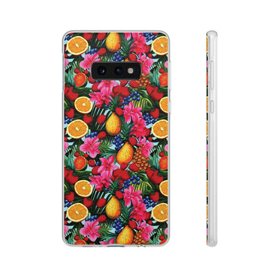 Cute Flexi Phone Cases, For Iphones and Samsung Galaxy Phones, Summer Mixed Fruit, Galaxy S23 Phone Case, Samsung S22 Case, Samsung S21, Iphone 15, Iphone 14, Iphone 13