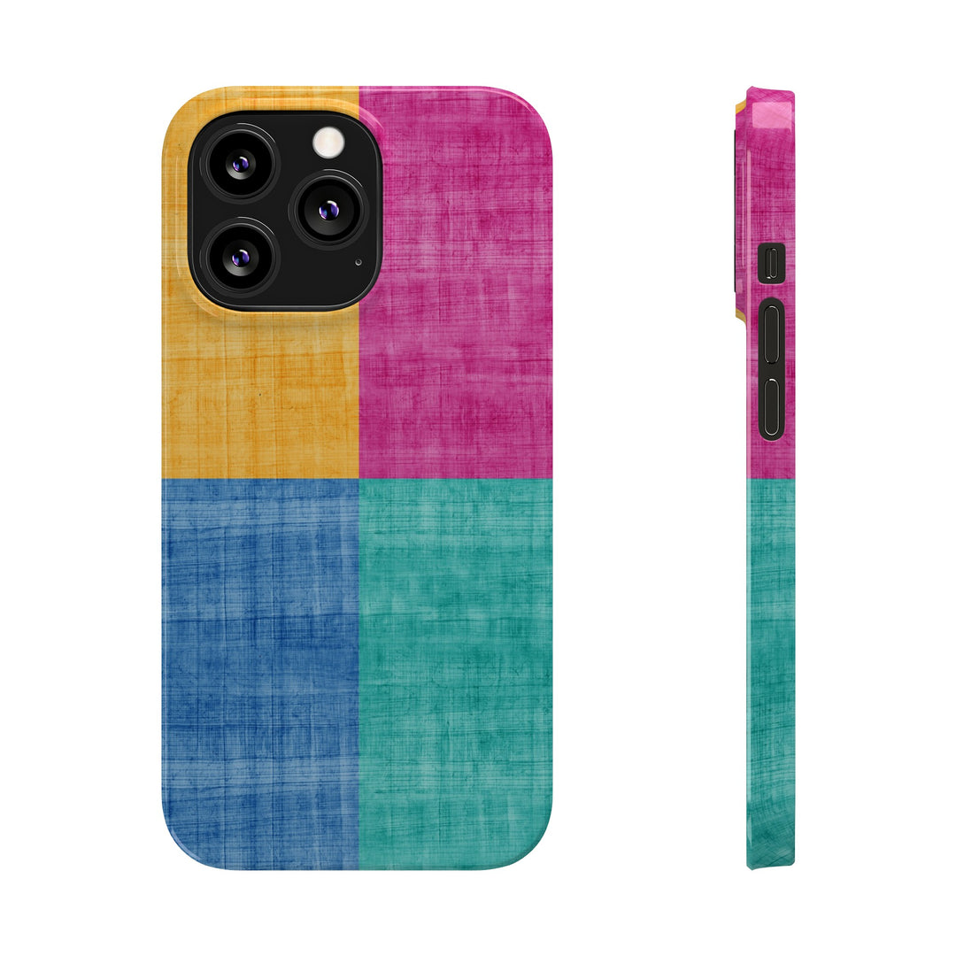 Slim Cute Phone Cases for Iphone | iPhone 15 Case | iPhone 15 Pro Max Case, Iphone 14, Iphone 14 Pro Max, Iphone 13, Abstract Color Blocks - Studio40ParkLane