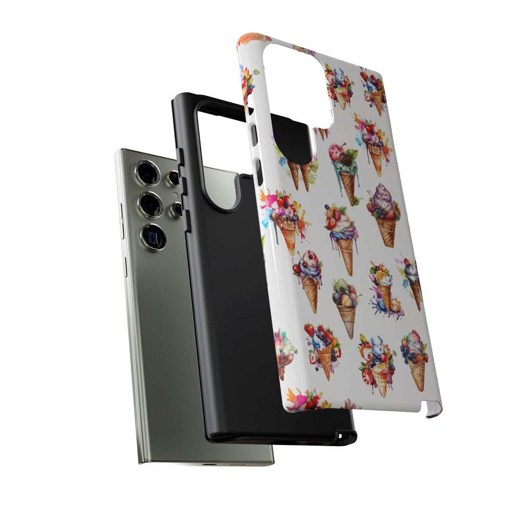 Impact Resistant, Summer Icecream, Cute Phone Cases for Samsung S24, S23, S22, S21, IPhone 15 pro, Iphone 14 pro, Iphone 13 IPhone 12, Iphone 11 - Studio40ParkLane
