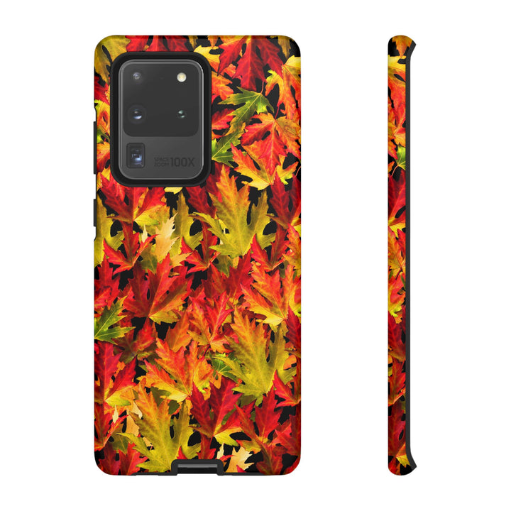 Fall Leaves Impact Resistant, Cute Phone Cases for Samsung S24, S23, S22, S21, IPhone 15 pro Iphone 14 pro Iphone 13 IPhone 12 Iphone 11 - Studio40ParkLane