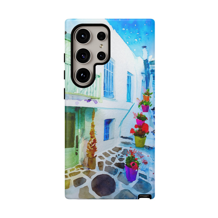 Impact Resistant, Greece House, Cute Phone Cases for Samsung S24, S23, S22, S21, IPhone 15 pro Iphone 14 pro Iphone 13 IPhone 12 Iphone 11 - Studio40ParkLane